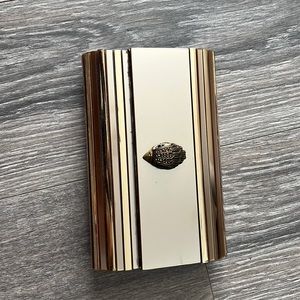 Rare Kurt Geiger party Clutch with crossbody chain.